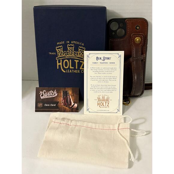 Leather iPhone / wallet case - 14 plus with kick stand - Picture 4 of 4